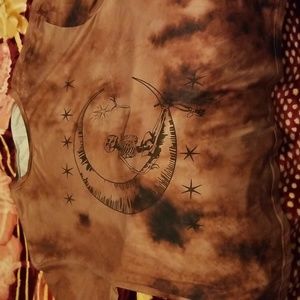 Womens XXL t-shirt brown and black
